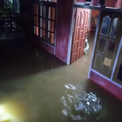 Empat Rumah Terbawa Arus Banjir di Kabupaten Buol